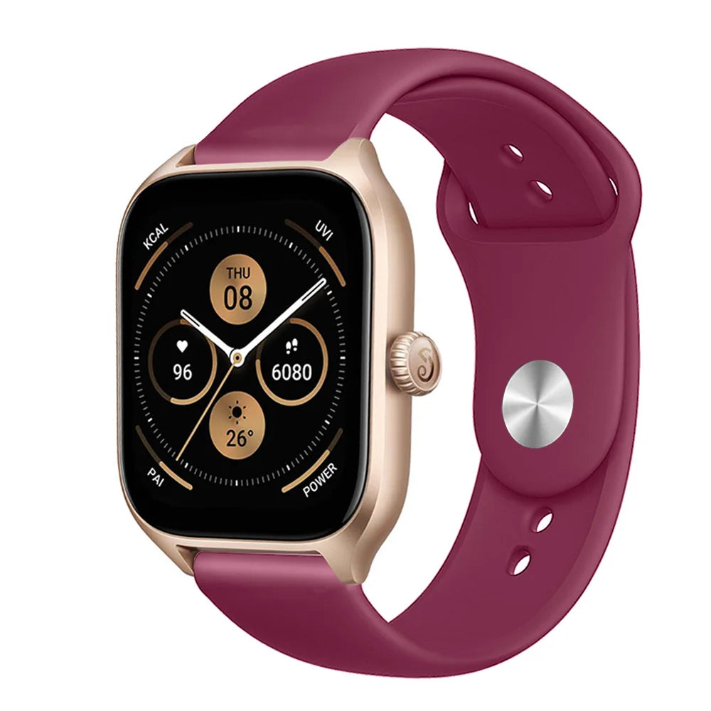 Silicone band For Amazfit GTS 3/2/2e/GTS2 Mini/GTR 42mm/47mm/GTR 3/3 Pro/2/2e Sport Watch Bracelet Amazfit bip 6 strap