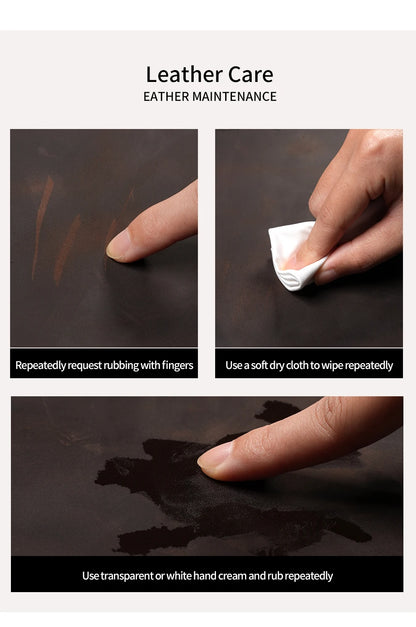 Case for iPhone 15 16 17 Pro Max 17Pro 17 Air 16Pro Retro Luxury Genuine PULL-UP Leather Magnetic Phone Back Cover