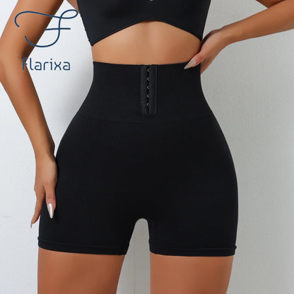 Flarixa High Waist Seamless Panties Flat Belly Shaping Women Breasted Shaperwear Tummy Butt Lift Pants Slimming Underwear