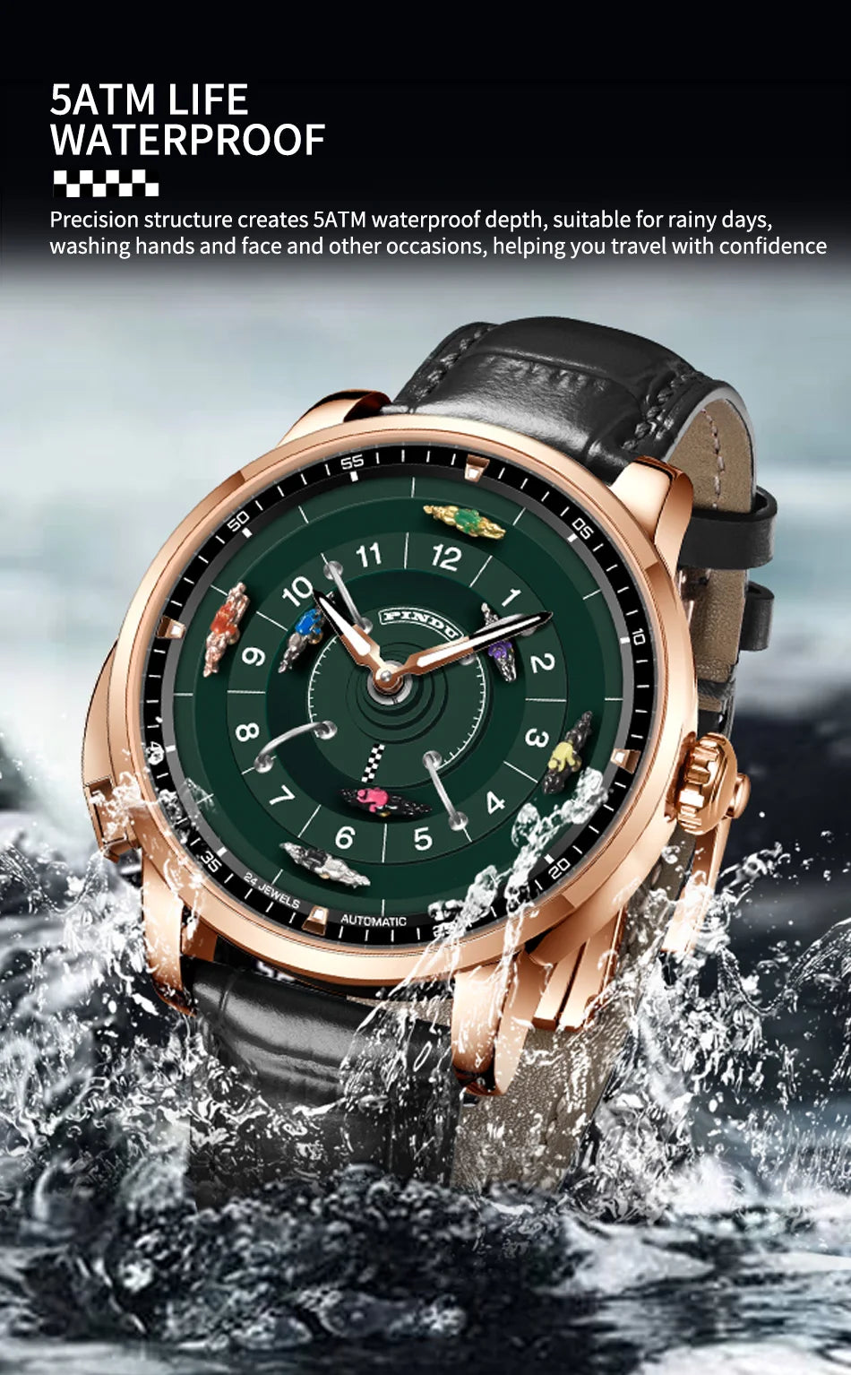 Pindu player horse racing series men's mechanical European roulette horse racing game fully automatic sports design party watch