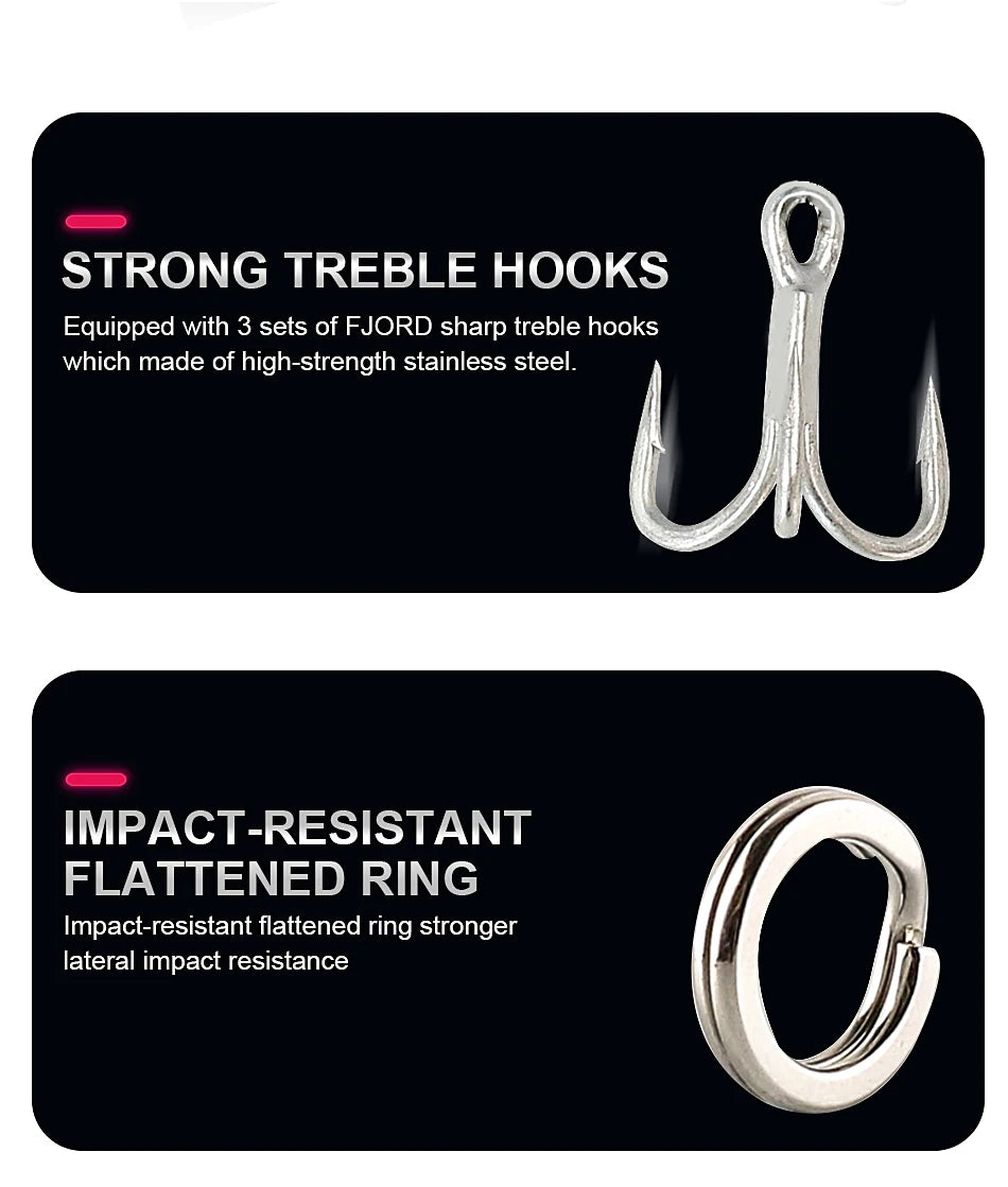 Sinking Minnow Fishing Lures Saltwater Freshwater Long Casting Sea Artificial Bait Jerkbait