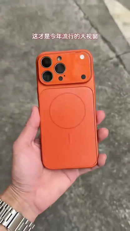 Like 17 Designed AG Glass Magnetic Case for iPhone 17 Air pro Max 16 15 14 13 Electroplate Back Cover Mobile Phone Accessories