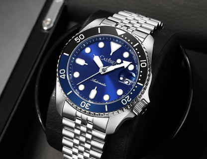 New CADISEN BGW9 Strong Glow Business Watch Diving Men's Automatic Watches Men Mechanical Wristwatch 200m Waterproof  Japan NH35