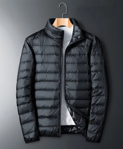 Plus Size thin and light hooded men's down jacket large size coat man puffer plus size winter jacket men 9XL 10XL 11XL 13XL 14XL