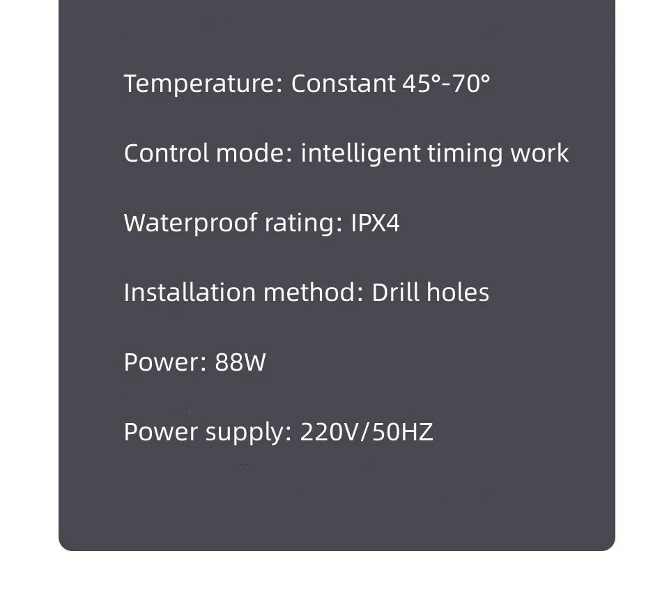 Electric Heating Towel Rails 180° Rotation Left & Right SUS304 Bathroom  Wall Mounted Towel Warmer Holder  220V