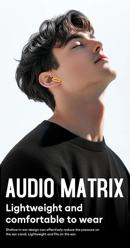 Bluetooth V5.4 Earphones Real-time Translation With AI Chat Headphones Meeting Recording Earbuds