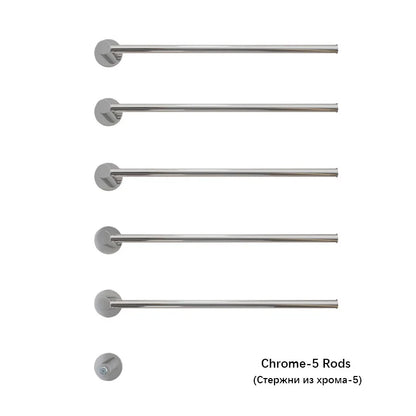 Brushed Gold Electric Heated Towel Rail Stainless Steel Towel Dryer Hidden Cable Electric Towel Rack Towel Radiator Towel Warmer