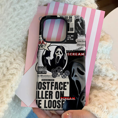 Scream Halloween IPhone17 Must-Haves Phone Case for IPhone 17 16 15 14 13 12 11 Pro Max Plus Double-layer Back Cover
