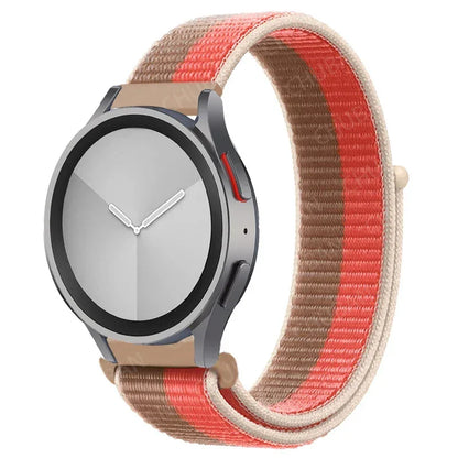 Nylon loop Band For Samsung Galaxy Watch 7 FE 6/5/pro/4/Classic/active 2 40-44mm 20mm/22mm sport bracelet huawei gt 2/e/3 strap