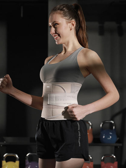 Unisex Lower Back Support Waist Trainer Tummy Band for Weightlifting Cycling