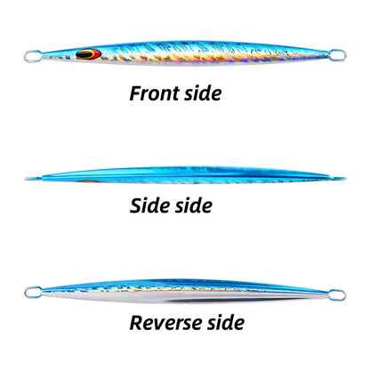 Metal Sea Fishing Jig Lure 200g 160g 100g 80g Switch Fast Sinking Metal Jig Jigging Bait