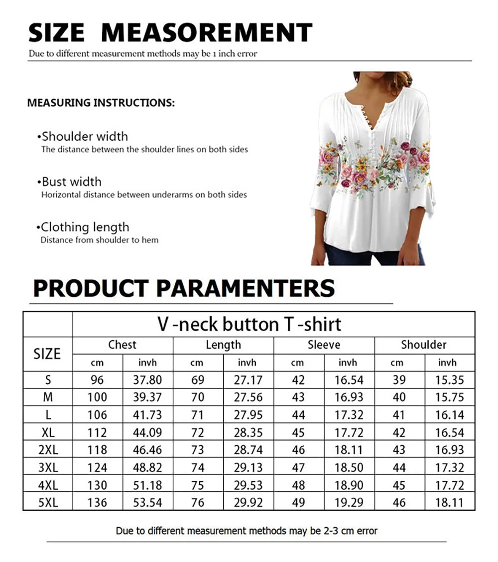 T-Shirt Loose Women'S Comfortable Clothing Shirt 3d Printed Trend Seven-Quarter Sleeve Top