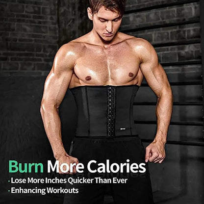 Waist Trainer Trimmer for Men Tummy Control Shapewear Neoprene Sweat Belt Slimming Body Shaper Sport Workout Corsets