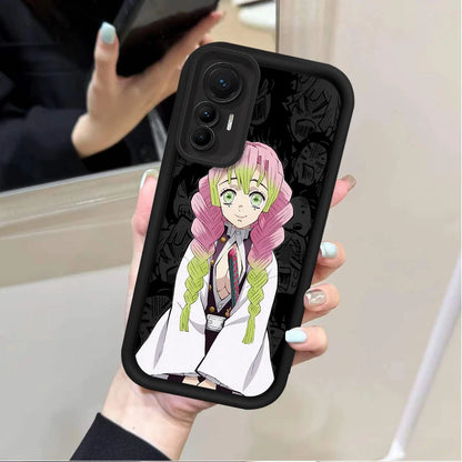 Anime Demon Slayer Creative Silicone Case for Xiaomi Poco F7 F6 F5 F4 F3 M5s C65 C75 C71 X7 X6 X5 X4 GT X3 NFC M7 M6 Pro 4G 5G