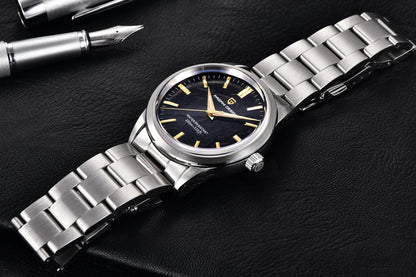 PAGANI DESIGN New Men Quartz WatchesTop Brand Sapphire Glass AR Coated Watch100M Waterproof Stainless Steel Watch for Men