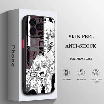 New Chainsaw Man Hot For iPhone 17 17Air 16E 16 15 14 13 12 11 mini Pro Max Plus Frosted Translucent Phone case Funda Cover Capa