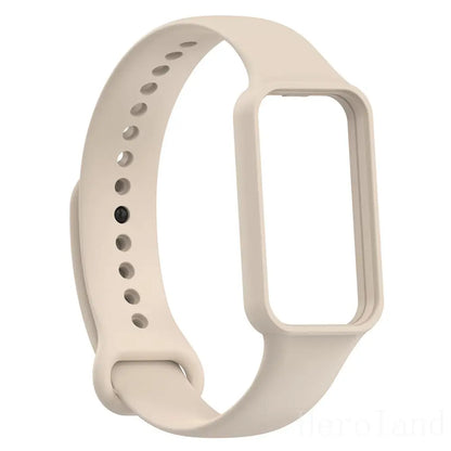 Silicone WatchStrap For Huami Amazfit Band 7 SmartWatch Band Bracelet Soprt Wristband For Amazfit band7 Strap Buckle new