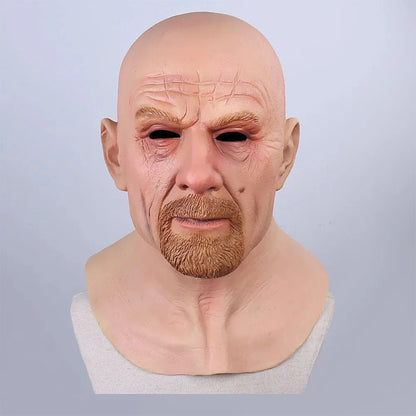 Halloween Realistic Mask For Men And Women Cosplay Party Masquerade Party Realistic Grandpa Masks 3