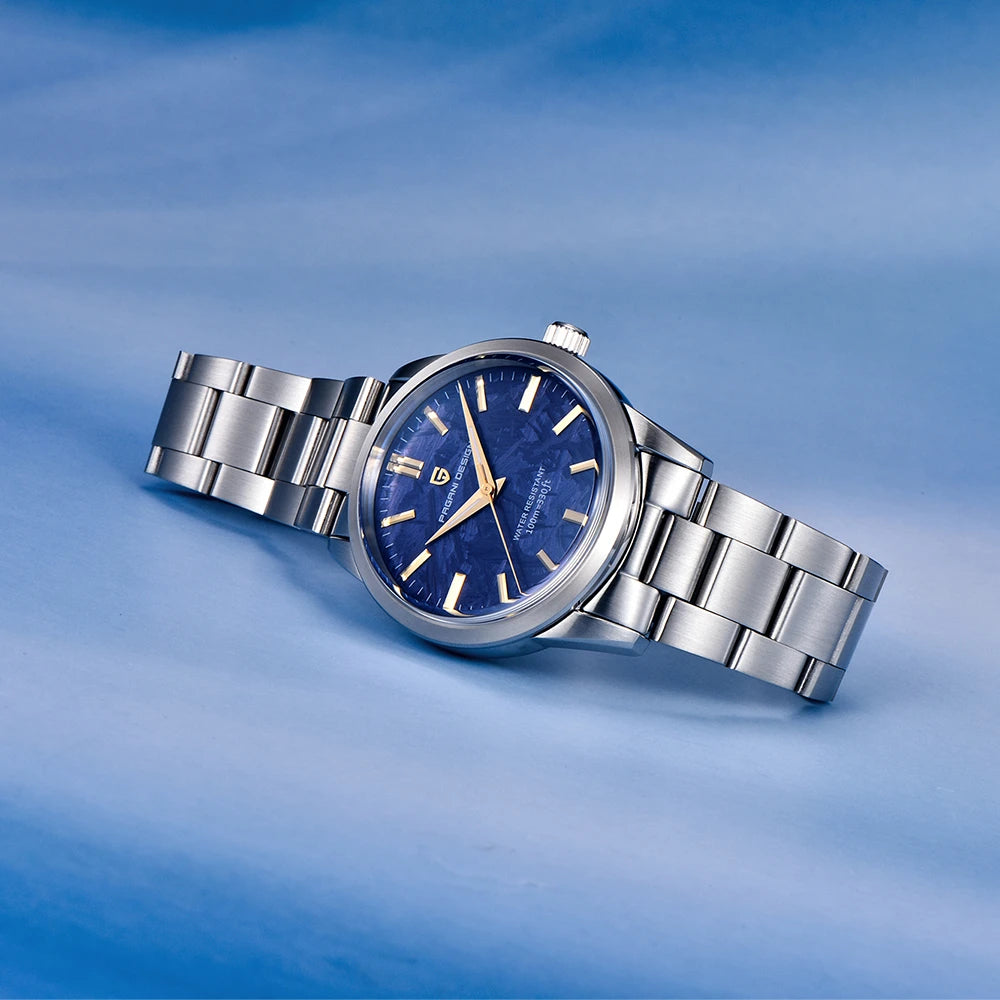 PAGANI DESIGN New Men Quartz WatchesTop Brand Sapphire Glass AR Coated Watch100M Waterproof Stainless Steel Watch for Men