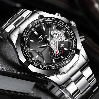 Brand Luxury Watch Fashion Casual Military Quartz Sports Wristwatch Full Steel Waterproof Men's Clock Relogio Masculino