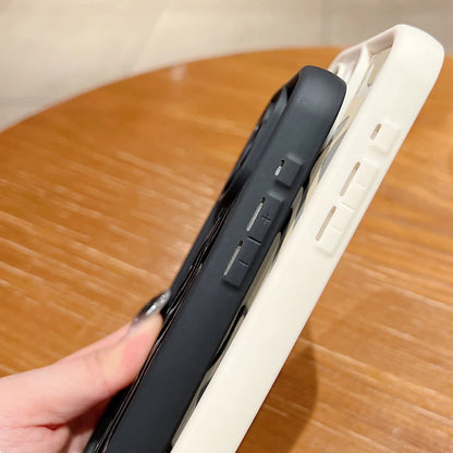 Striped Pattern Silicone Phone Case For iPhone 17 Air 17 16 15 14 Pro Max 15 Plus 13 12 Pro 11 16e Candy Coloor Shockproof Cover