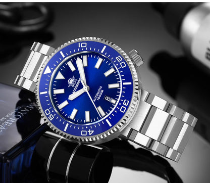 ADDIESDIVE Men's Diver's Watches 1000m Sapphire Glass Super Luminous Calendar NH35A Automatic Mechanical Wristwatch Luxury Watch