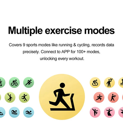 Smart Watch Full Touch Screen Bluetooth Call AI Voice Heart Rate Waterproof Watches Sports Bracelet Smartwatch Women