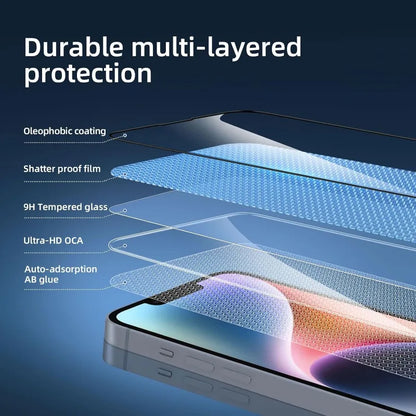 Protector for iPhone 17 16 Pro Max 15 14 Plus 13 12 Mini 11 Pro Tempered Glass For IPhone XR XS Max 7 8Plus Glass