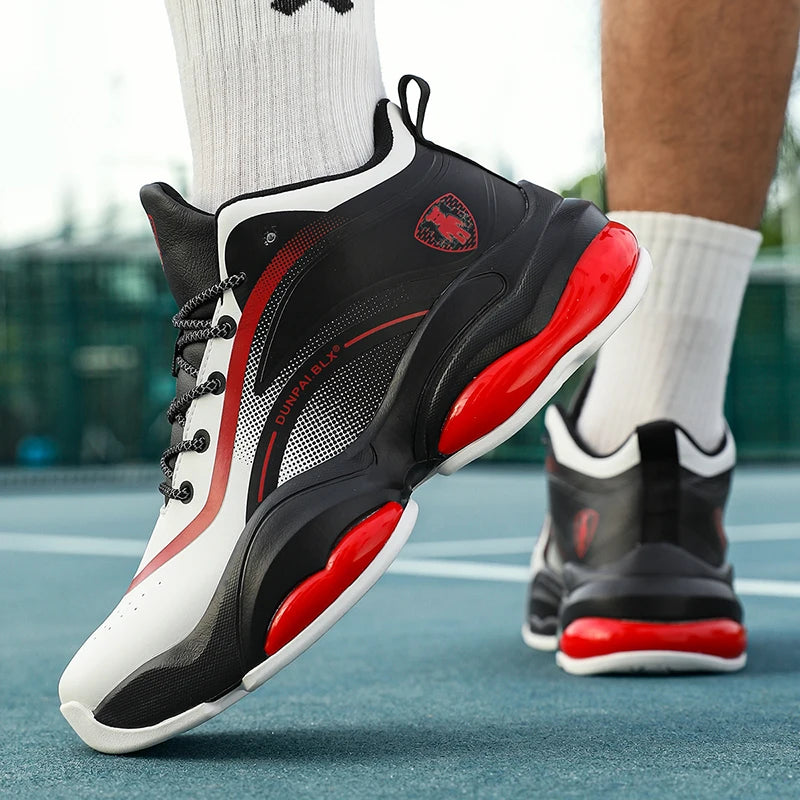 Men's Classic Practical Basketball Shoes Casual Outdoor Sports Trendy Soft Comfortable Anti-skid and Wear-resistant Outsole Cosy