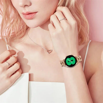 Metal Diamond strap for Samsung Galaxy Watch 7/6/5 pro/4/Classic/active Gear s3 20mm 22mm bracelet Huawei GT/2/GT2/3 Pro 4 band