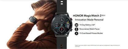 HONOR MagicWatch 2 Smart Watch1.39 Inch Bluetooth Blood Oxygen Monitoring Waterproof 14 Days Battery Life Sports Fitness Tracker