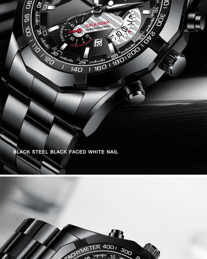 Brand Luxury Watch Fashion Casual Military Quartz Sports Wristwatch Full Steel Waterproof Men's Clock Relogio Masculino