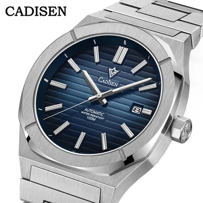 CADISEN Diver Watch Retro Luxury Sapphire MIYOTA 8215 German Designer Men Automatic Mechanical Watches 10Bar Waterproof Luminous