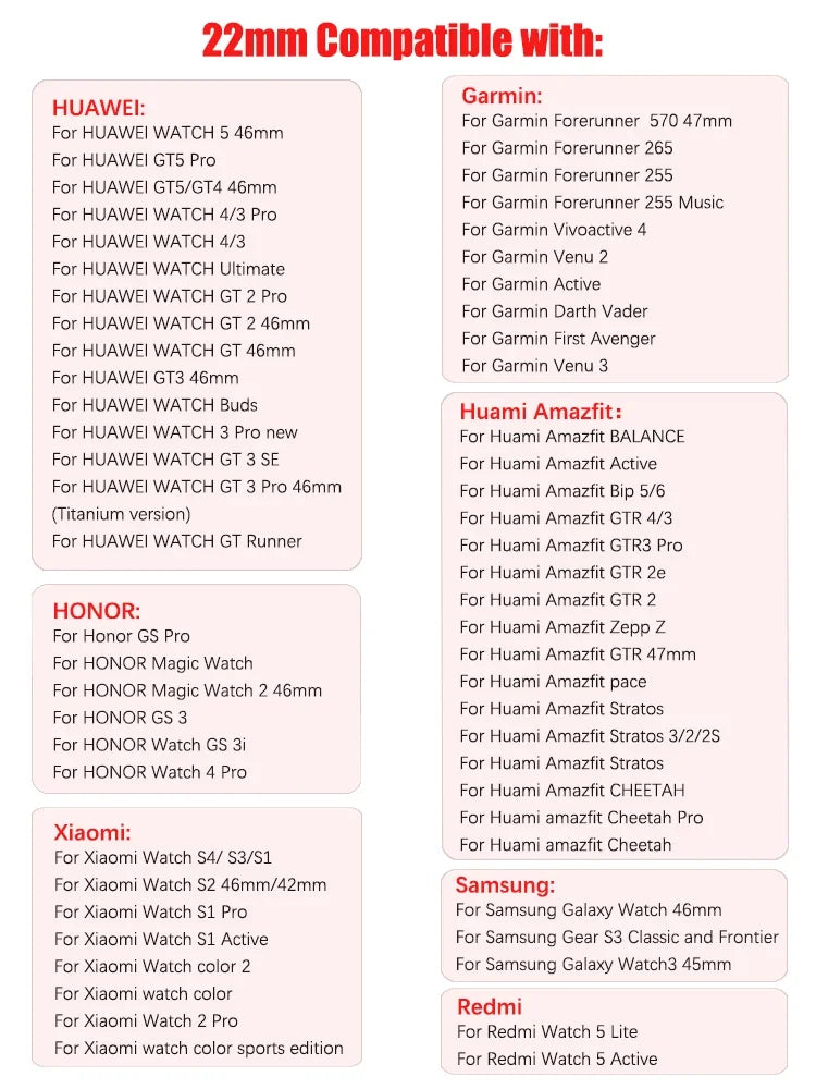 Watch Strap For Huami Amazfit Balance 2 Band GTR 4 2 2E GTR3 Pro/GTS 4/3/2 mini/Bip 3 6 U S Braided Magnetic Bracelet