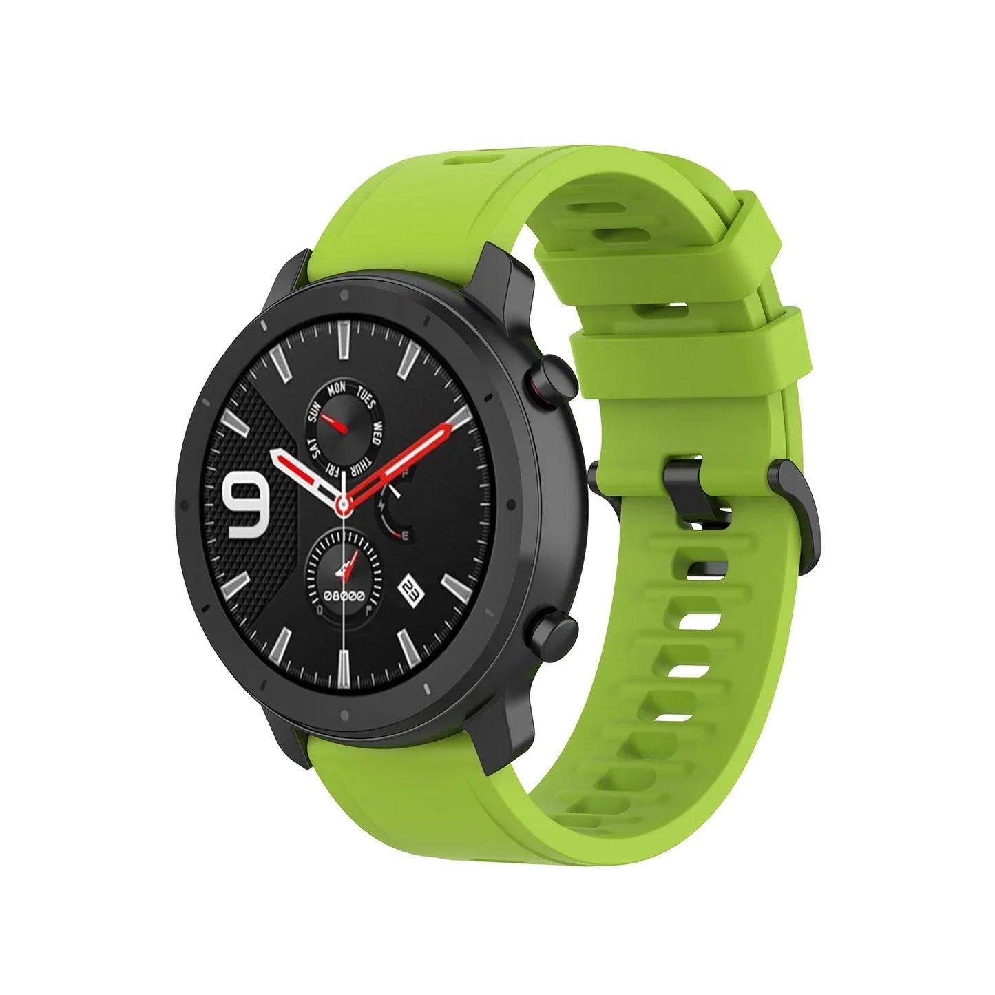 Silicone Strap for Amazfit GTR 47MM /2/2e/Stratos 3 GTR 4 3pro Bracelet Correa For Amazfit GTS 4 Mini/2 2E 3 Watchband