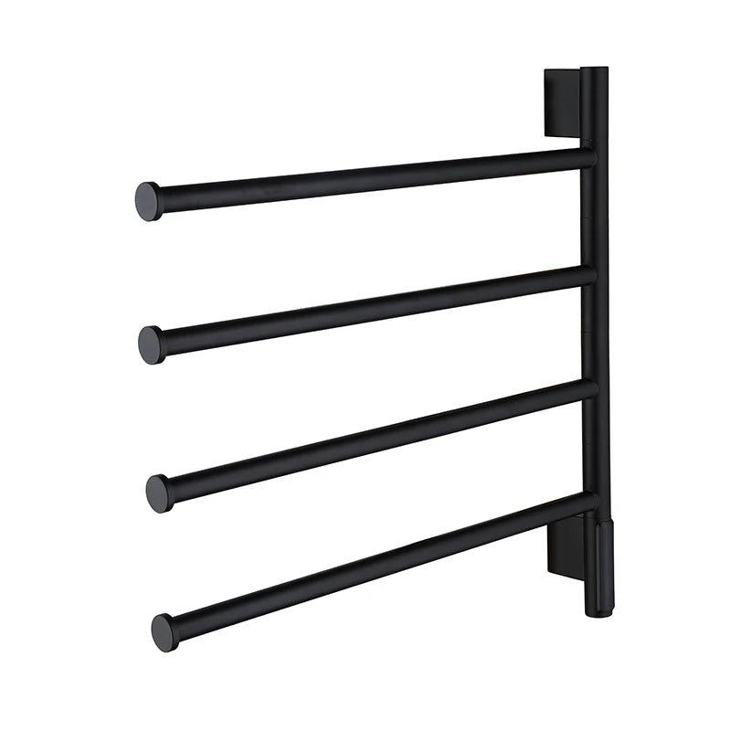 Electric Heating Towel Rails 180° Rotation Left & Right SUS304 Bathroom  Wall Mounted Towel Warmer Holder  220V