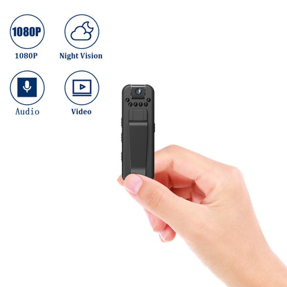 Mini Camera Portable Digital Video Recorder BodyCam Infrared Night Vision Police Camcorder