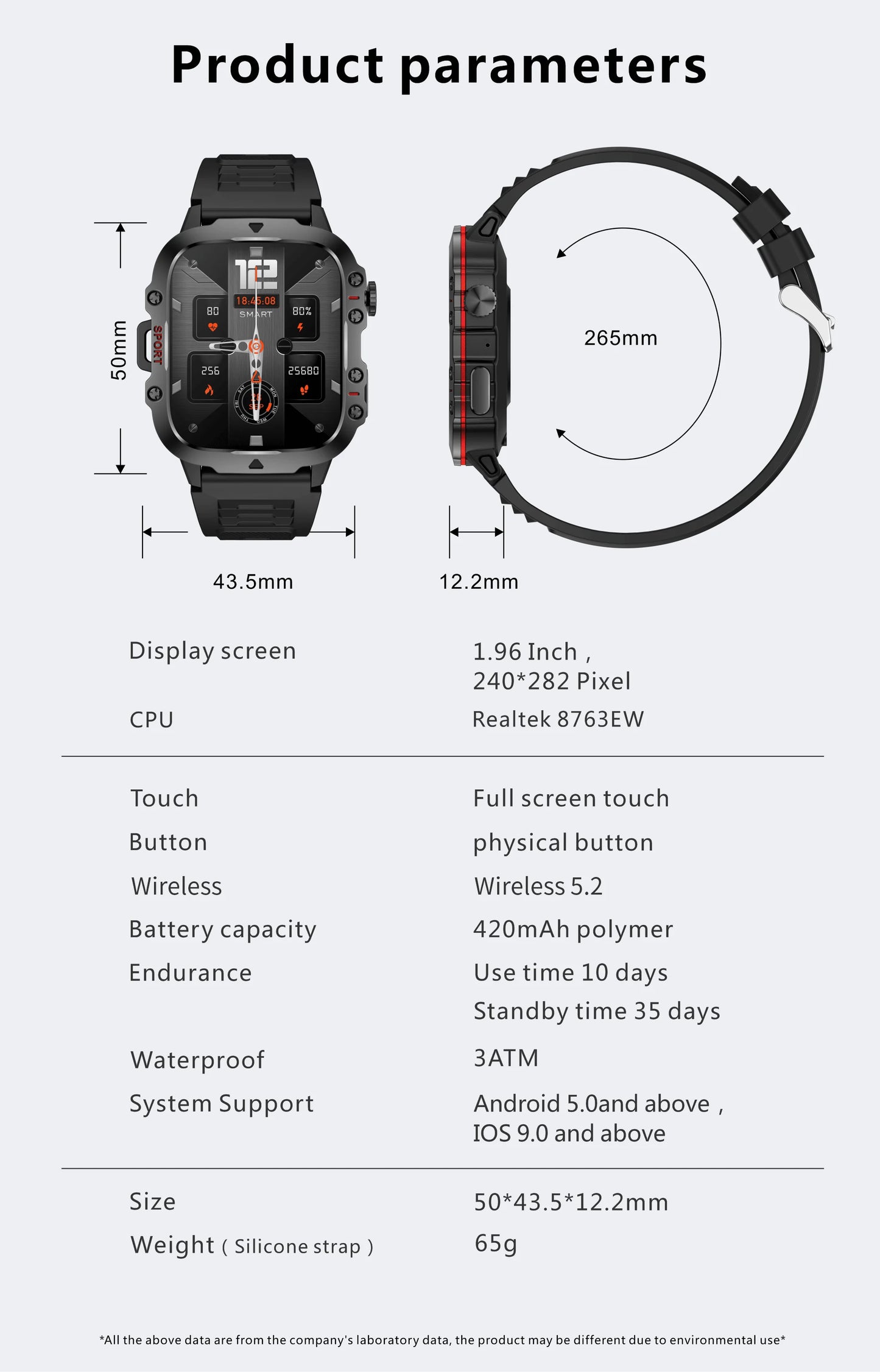 LIGE Outdoor Smart Watch Men 2.01" Screen 3AT Waterproof Watches Bluetooth Call Ai Voice Sport Smartwatch For Android Xiaomi IOS