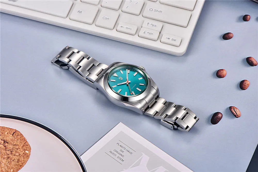 PAGANI New Z-Blue Men's Mechanical Watches Luxury Sapphire Glass Automatic Watch For Men NH35A Stainless steel Clock