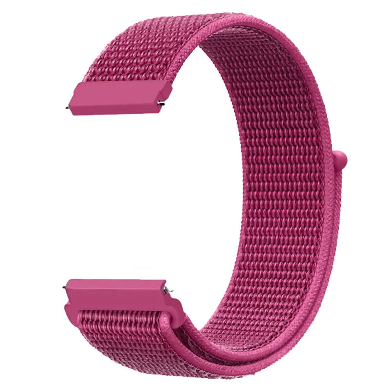 Nylon Loop Strap for Samsung Galaxy Watch 3/4/5/6/Gear S3 Wristband for Huawei Watch 4/GT-2-3-Pro/Amazfit GTR/GTS Belt
