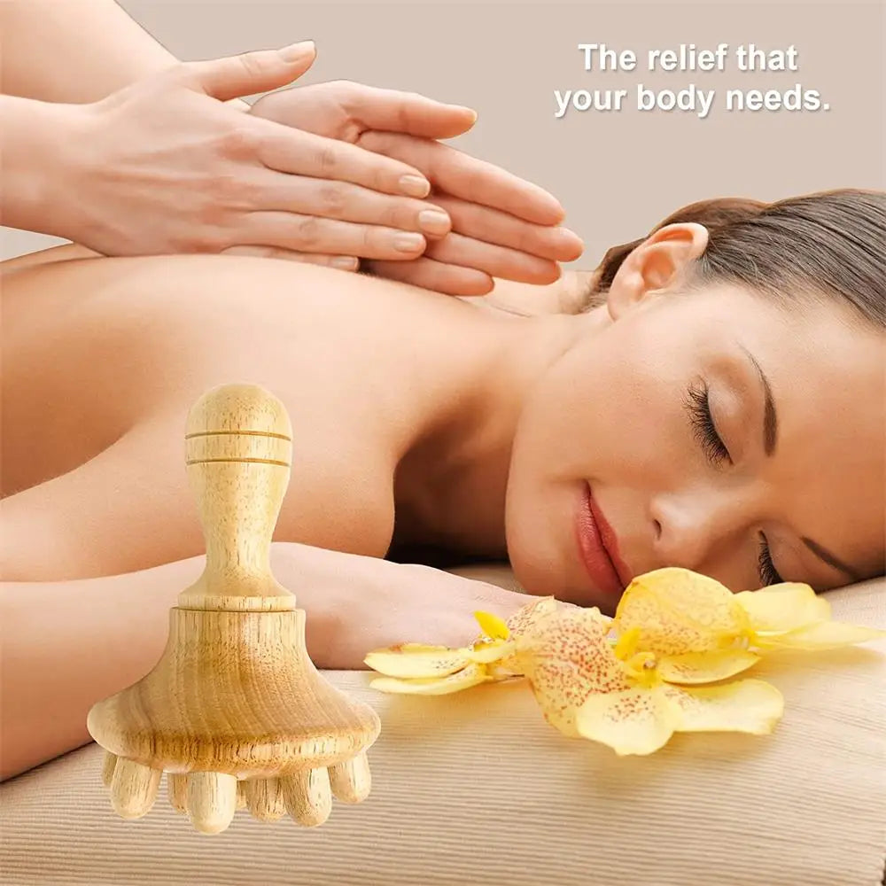 Body Wood Therapy Complete Kit Wooden Maderotherapy Kit for Reductive Massage Colombian Wood Therapy Tools for Body Contour Tool