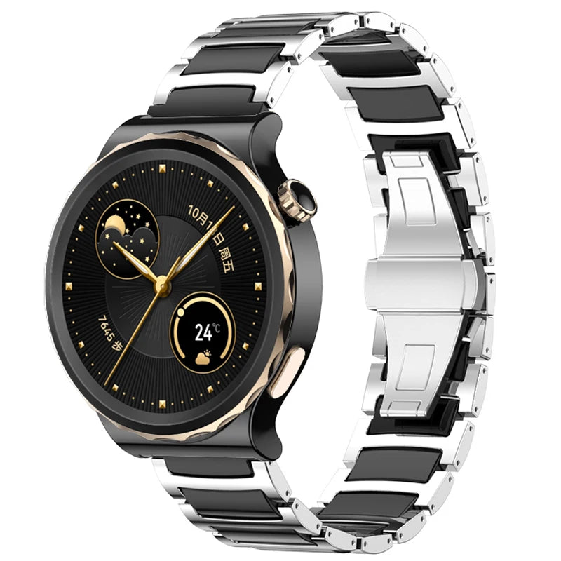 Ceramic Strap For Huawei Watch GT3Pro 43 46mm Bracelet Correa For Huawei Watch 3 4 4Pro GT2 3 GT2e Runner 46MM GT2Pro