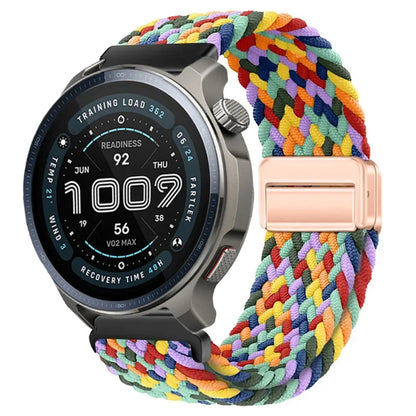 Watch Strap For Huami Amazfit Balance 2 Band GTR 4 2 2E GTR3 Pro/GTS 4/3/2 mini/Bip 3 6 U S Braided Magnetic Bracelet