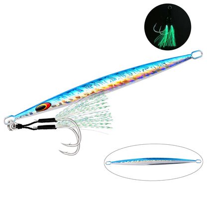 Metal Sea Fishing Jig Lure 200g 160g 100g 80g Switch Fast Sinking Metal Jig Jigging Bait