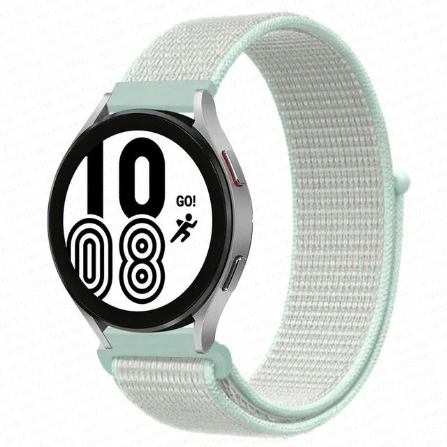 Nylon Loop Band For Samsung Galaxy Watch 6 4 7 classic/5 Pro/active 2/Gear S3 20mm/22mm Bracelet Huawei watch GT 2e 3 pro strap