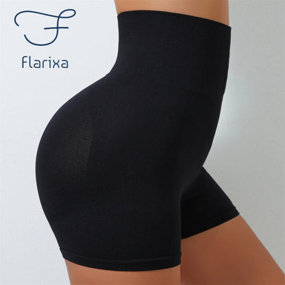 Flarixa High Waist Seamless Panties Flat Belly Shaping Women Breasted Shaperwear Tummy Butt Lift Pants Slimming Underwear