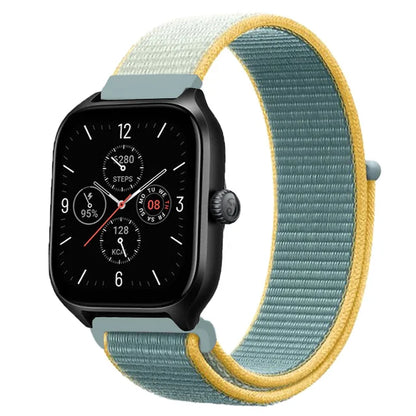 Nylon Loop Strap for Amazfit GTR 47mm/GTR2/2e/3/3 Pro/4/GTS/2/mini/3/4 Bracelet for Amazfit Balance/bip 5/Stratos 2 2S