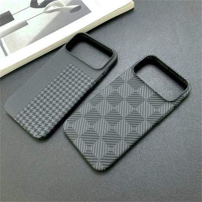 Case for iPhone 17 Pro Max 16 15 14 13 Luxury Checkered Pattern Contrast Color Bumper Cover