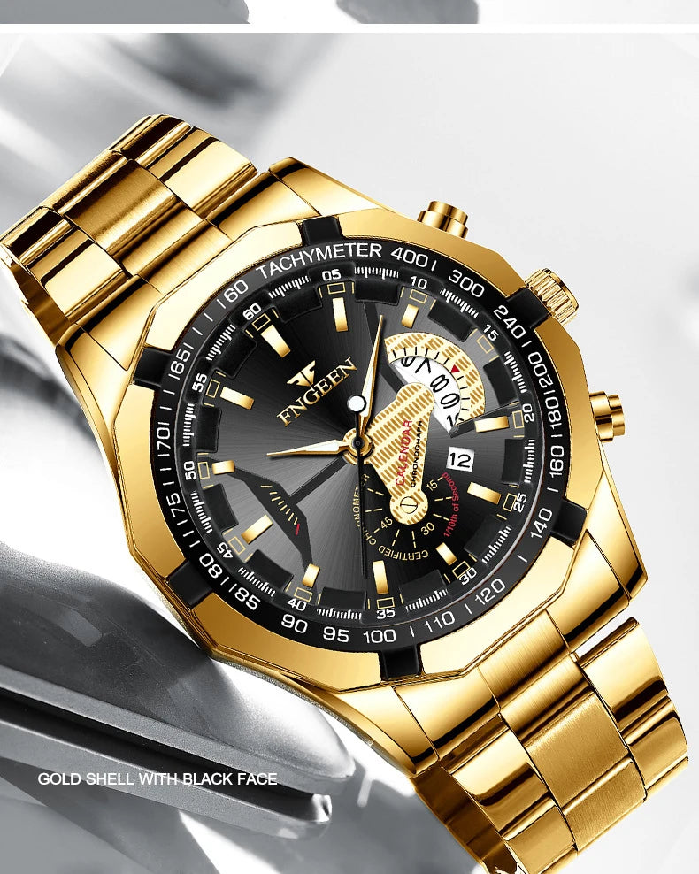 Brand Luxury Watch Fashion Casual Military Quartz Sports Wristwatch Full Steel Waterproof Men's Clock Relogio Masculino