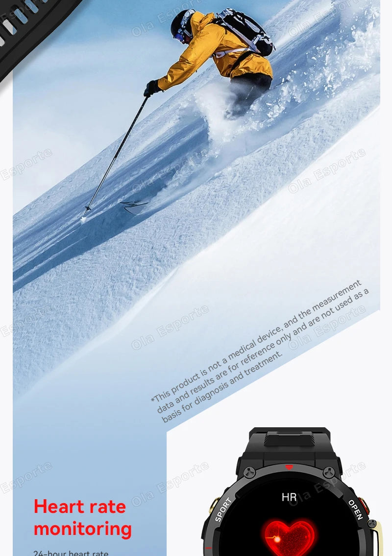 T-REX 3 Ultra Outdoor Military NFC Smart Watch Men GPS trackr Bluetooth Call Health Monitor Sports Smartwatch For Amazfit